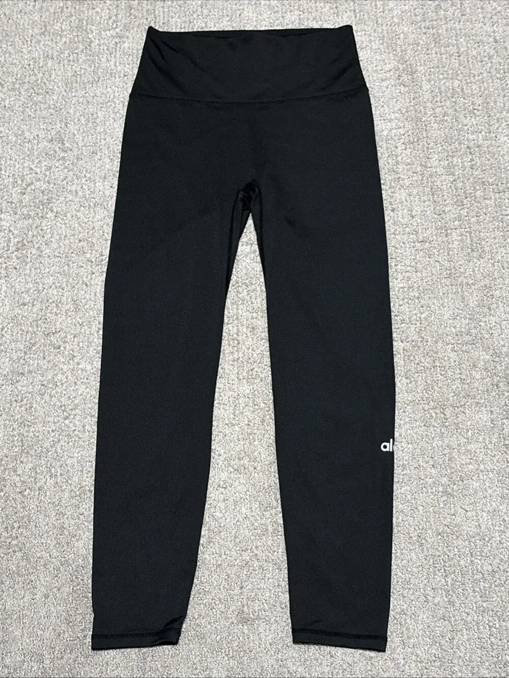 Alo Yoga Airlift Black High Waist Leggings 24” Inseam Size Unknown See Pics